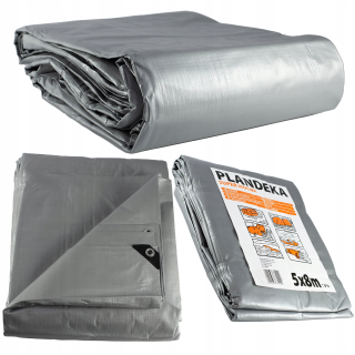 Krycia plachta - Plachta 6x10 hrubá posilnená 160 g super silná