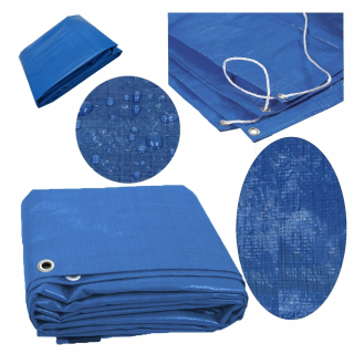 Krycia plachta - Plachta plachta 6x10 Blue zosilnená 10x6 silný pokrývka