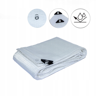Krycia plachta - Transparentná zosilnená plachta 6x10 +UV
