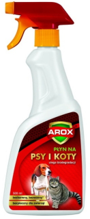 Aryx 500 ml psov odpudzujúca tekutina a mačky