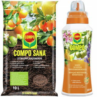 Záhradná pôda - SUBSTRÁT + HNOJIVO PRE CITRUSOVÉ CITRÓNY LIMETOVÝ KOMPO