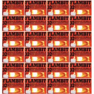 Brikety, uhlie na grilovanie - Biała Flambit 24 Chlad.