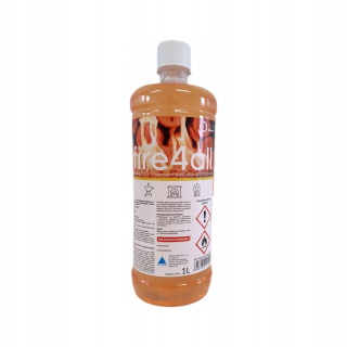 Brikety, uhlie na grilovanie - Fire4All 12x1l kvapalina grilovaný hasič