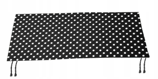Vankúš na záhradný nábytok - Lavičkový vankúš viazaný 40x120 PEA Čierne