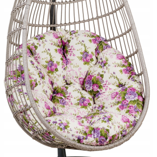 Vankúš na záhradný nábytok - VANKÚŠ KRUHÝ NA STOLIČKU PAPASAN COCOON 130cm VZOR