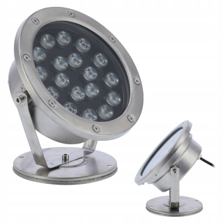 Osvetlenie na jazierko, rybník - Pod vodou Light Fountain RGB LED žiarovka 18W 12V
