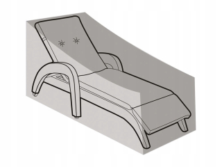 Kryt na záhradný nábytok - Kryt pre záhradný palubnýchair 190x65x80/40 cm