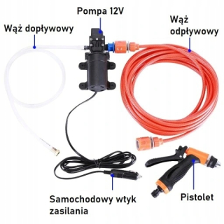 Zavlažovanie záhrady - Tlakové čerpadlo na zalievanie 12 V 70W set