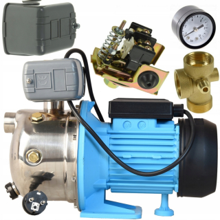 Čerpadlo,  hydrofór - Hydrofórové čerpadlo s príslušenstvom pre vodu 1100 W INOX 3600L/h Efektívne