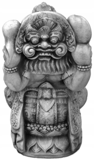 Ganesha socha betónu slonov Obrázok 62 cm S101239