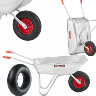 Záhradný vozík - Premium Kolelab Garden Wheelbarrow Strong 95L 150 kg 122 cm Nová technológia