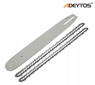 Vodiaca lišta na pílu - VODIČ + 2 X REŤAZ 16" 3/8 1,3 57 LINKY
