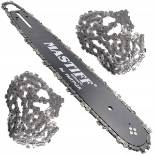 Vodiaca lišta na pílu - Husqvarna Makita Dolmar 14 "1,3 mm 3/8" 52Z + 2 reťazce Sprievodca