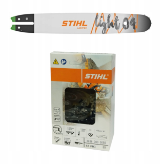 Vodiaca lišta na pílu - Sprievodca + stihl reťaz 35 cm až MS 180 ms 181 ms 211, MS 251 Original