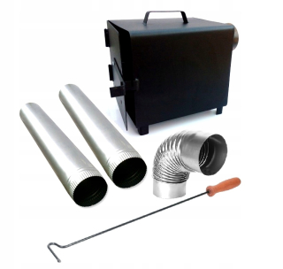 Záhradná udiareň - Kovové krbu pre Smokehouse 30x30x35 Set !!