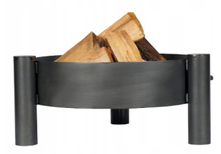 Záhradné ohnisko - Okrúhly krb 70 cm záhradný gril maľovaný