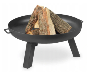 Záhradné ohnisko - Záhradný krb Maľovaný 60 cm VYSOKÝ Gril
