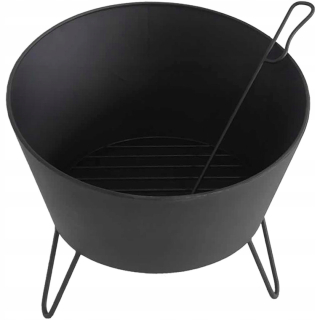 Záhradné ohnisko - Garden Hearth, Terrace, balkón - čierny 45 cm