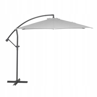 Záhradný slnečník - Dáždnik visiaci na hliníkovom stĺpiku, 300 cm,