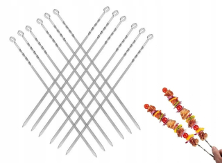 Grilovacie špajdle, ihly - Špíz Sticks Pronett 50 cm 12 ks. Gril