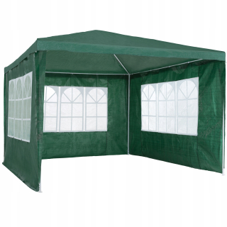 Záhradný stan, pavilon - Tectake pavilón 3 steny 3 x 3 x 2,5 m