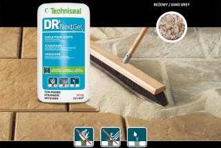 Štrk, kamene do záhrady - Techniseal Polymer Pipe Sand 25 kg béžová