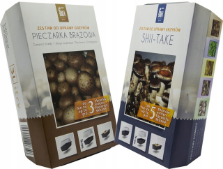 Huby na pestovanie - Hnedá huba 3L + shiitake3l Ground mycelium