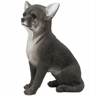 Pes Chihuahua záhradná figurína dekorácia 21 cm
