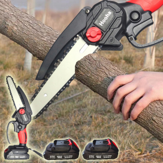 Záhradná píla - Mini reťazec na batérii píla 6cal 2xacumulator 2xłaneiec 21V