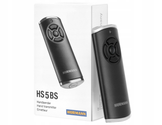 Diaľkové ovládanie na bránu - Hormann HS 5 BS Pilot Black Mat 436948 868,3 MHz
