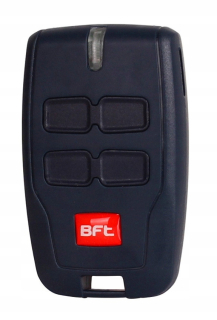Pohon na bránu - Diaľkové ovládanie brány BFT Mitto B4 433,92MHz s batériou