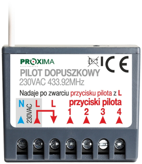 Diaľkové ovládanie na bránu - PD230 230V Box pre peknú domácu bránu Moovo Moovo Gate