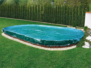 Kryt, folia na bazén - Clachta Tarpaulin pokrývajúci zimný bazén 5,5 x 3,7 m P -ń.