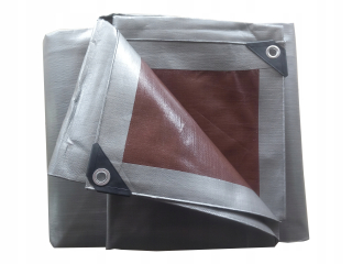 Krycia plachta - Salka 7x7 strieborná 210 g/m2 plachta