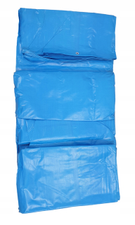 Krycia plachta - Plachta 8mx5m modrá 210 g/2 silné