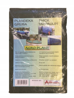 Krycia plachta - 8x10m plachta hrubá zelená (90 g) agropodotesná vodotesná silná hrana