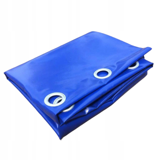 Krycia plachta - Nepremokavá plachta s očkami 3x3 m - Modrá PVC 450 g