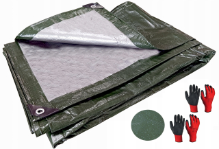 Krycia plachta - Clachta Tarpaulin 8x12 130g Strong Frost -Resistant UV