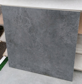 Terasové dosky - Antracitové terasové dosky 80x80x20 kamenina 2cm stupeň 1