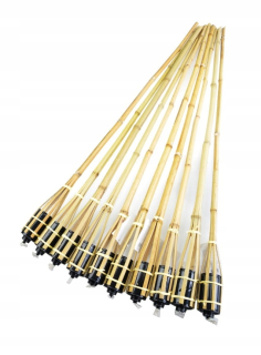 Pochodeň - Bamboo Torch 120 cm x 10ks, záhrada, jazda na saniach