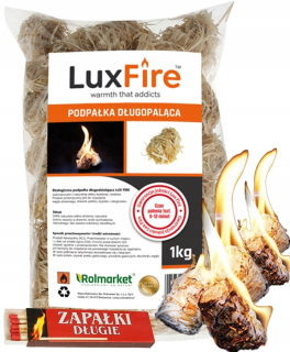 Brikety, uhlie na grilovanie - Dlhý -Leaf of the Eco -pałpałka pre krb krbu pečie 1 kg +zadarmo
