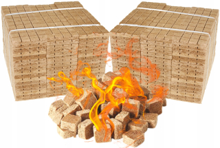 Brikety, uhlie na grilovanie - Krb krbový krb mriežky kachle 4080 kocky set