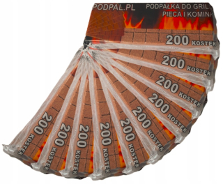 Brikety, uhlie na grilovanie - Podpaľovač, podpal na gril, sporák, krb, 50 tabliet, príjemná vôňa