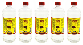 Vypaľovací krb pre gél gril na krb 5x 1L = 5l