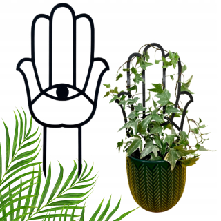 Rebrík na bazén - Podpora kvetov kvety rebrík pergola hamsa l - 42 cm farby