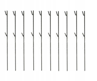 Grilovacie špajdle, ihly - Focus Forks pre oheň 10 ks