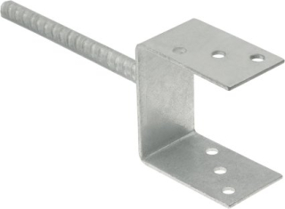 Základňu tyče, aby ste položili kotvu v 80 mm gr 5 mm