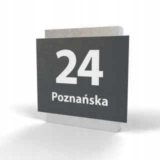 Podsvietené číslo domu tlayer u an-in led 35x35cm