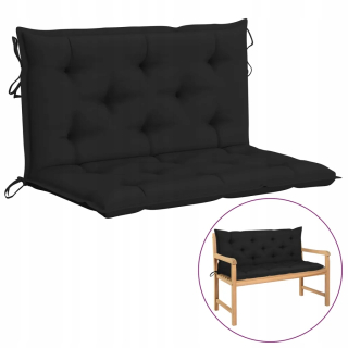 Vankúš na záhradný nábytok - Swing vankúš, čierny, 100 cm, tkanina