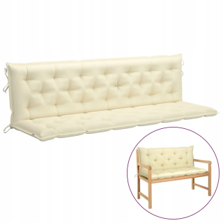 Vankúš na záhradný nábytok - Vankúš Swing, Cream, 200 cm, tkanina